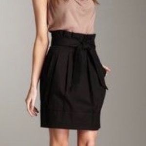 Bcbg Maxazria stell paperbag skirt tie waist 4